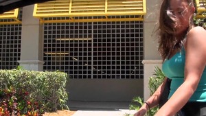 RoundAndBrown - Diamond Monrow blowjob cum scene