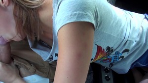 Street Blowjobs - Bella & Preston Parker sex tape