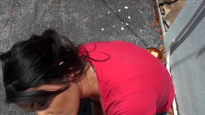 Street Blowjobs: Jessica starring Preston Parker outdoors