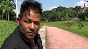 MikeinBrazil - Alessandra Lins wearing boots getting a facial