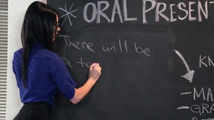 Big Tits at School: Dava Foxx fantasy missionary fucking porn