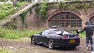 Big Tits in Uniform - Bald Elicia Solis spanking outdoors