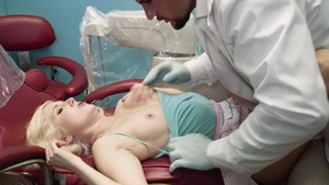 TeensLoveHugeCocks - Vera Bliss exposing small tits in office