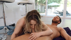 SneakySex - Kate Kennedy and Seth Gamble in the kitchen
