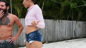RealityKings Prime - Adriana Maya in thong blowjob cum