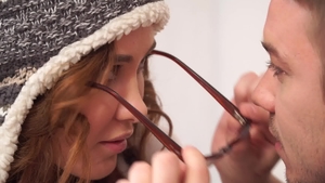 SheIsNerdy - Matt having fun with shaved brunette Gisha Forza