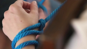 Family XXX: Blonde babe Aria Banks throat fucking