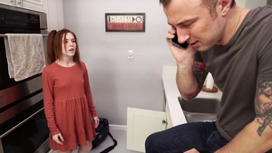 Redhead acquires animal-nail Lesson