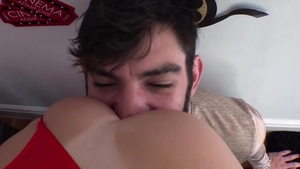 Anal Only - Hard gaping in company with wet girl Khloe Kapri