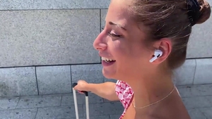 GotFilled: Brunette Silvia Soprano tease natural tits