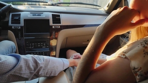 Stella Cardo - Hot Stella Cardo doggy style cumshot in the car